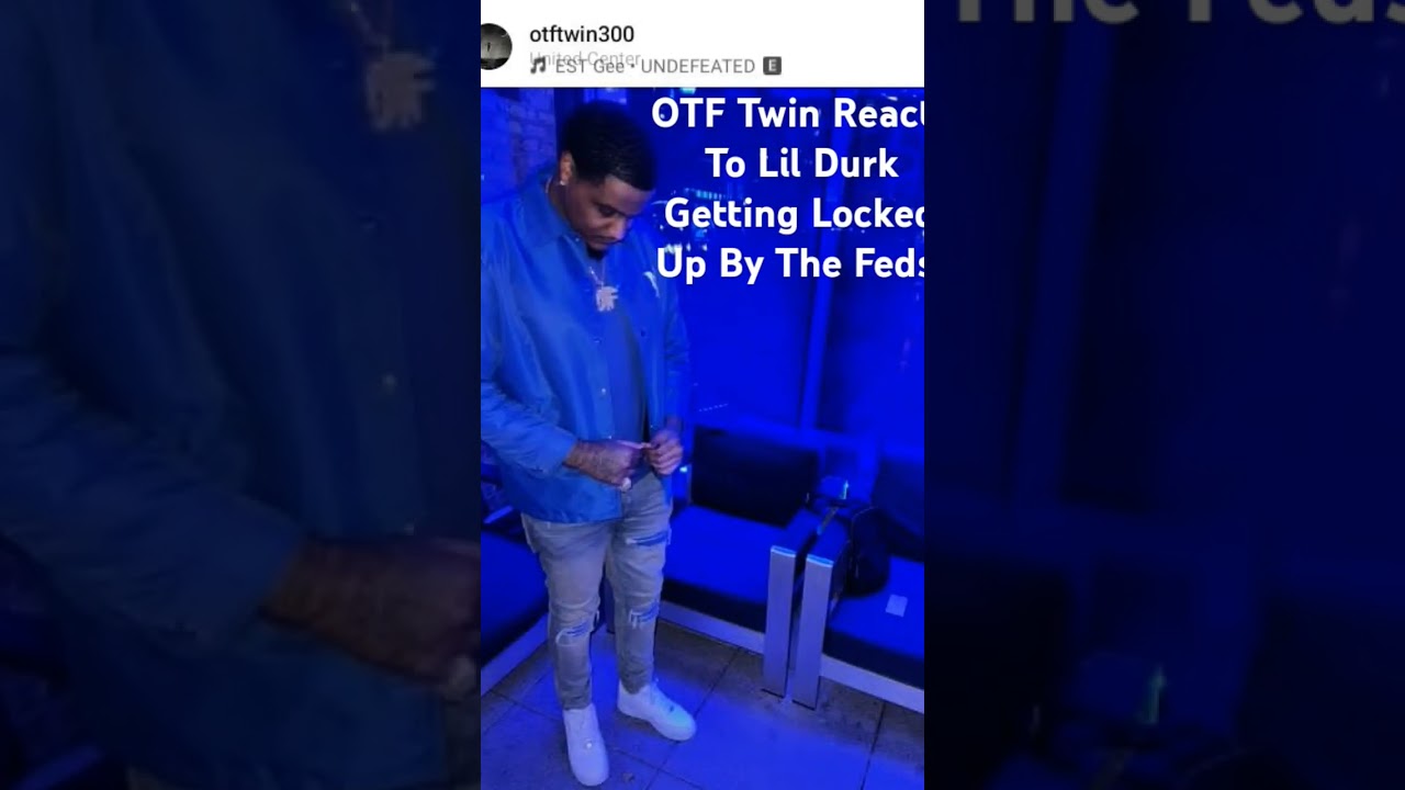 OTF Twin React To Lil Durk Getting Grabbed By The Feds 😢 