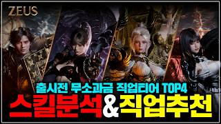 [ZEUS: God of Arrogance] 8 Character Skill Showcase + TOP 4 F2P/Low-Spender Class Recommendations...