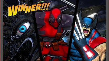 ULTIMATE MARVEL VS. CAPCOM 3 Deadpool,Wolverine,Shuma-Gorath Requested Gameplay