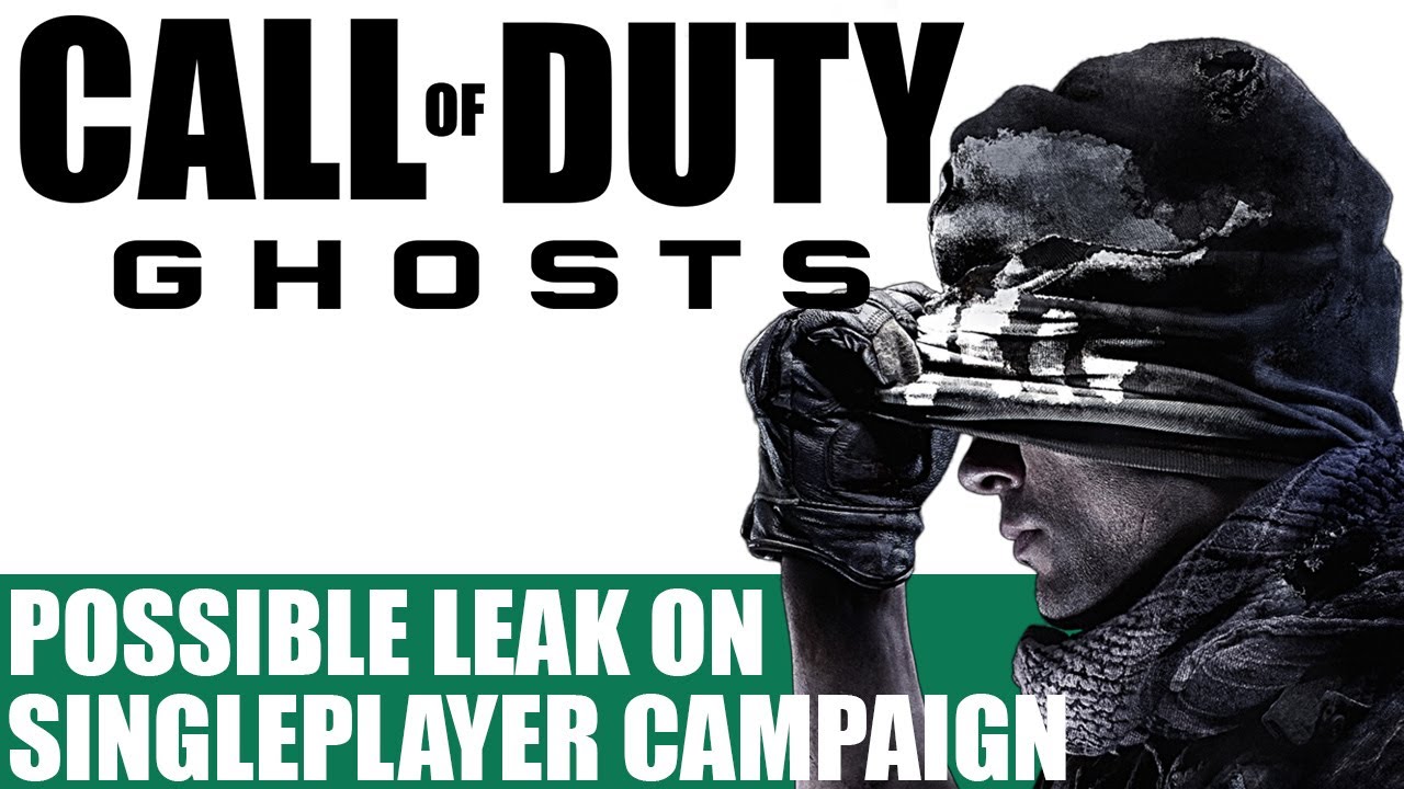 Call of Duty Ghosts Rumor - Possible Leak On CoD Singleplayer Story Campaign - Thoughts