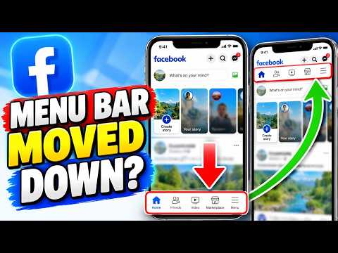 How to Fix Facebook Menu Bar Moved Down (2026) | Facebook Menu Bar Down Problem Fix 