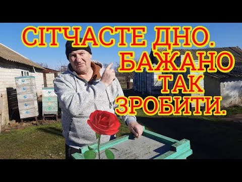 Видео: Сітчасте дно. Бажано так зробити 🐝🍯👍