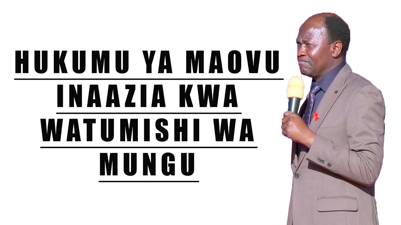HUKUMU YA MAOVU INAAZIA KWA WATUMISHI WA MUNGU