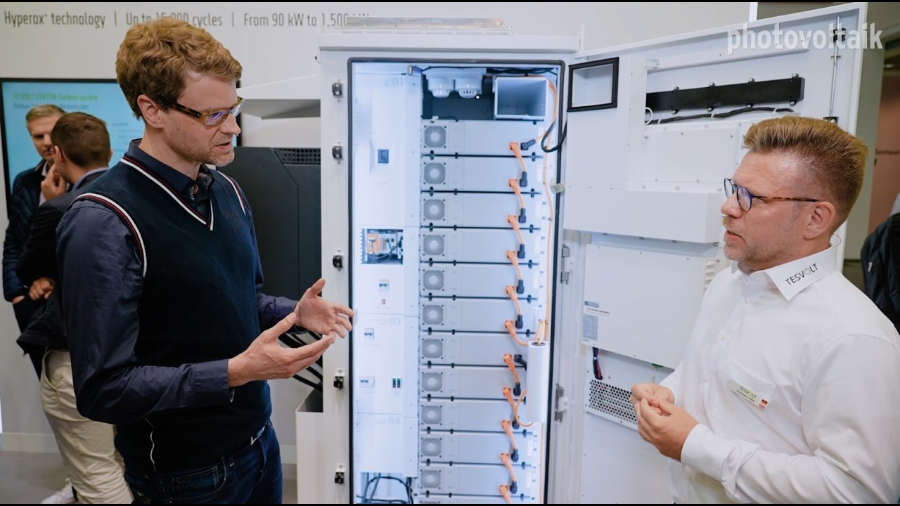 Gewerbespeicher fit für den Stromhandel | Tesvolt