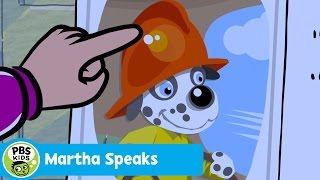 MARTHA SPEAKS | Helen reads "Firedog Freddie" | PBS KIDS