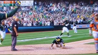 Starling Marte Walk off A's Win \\