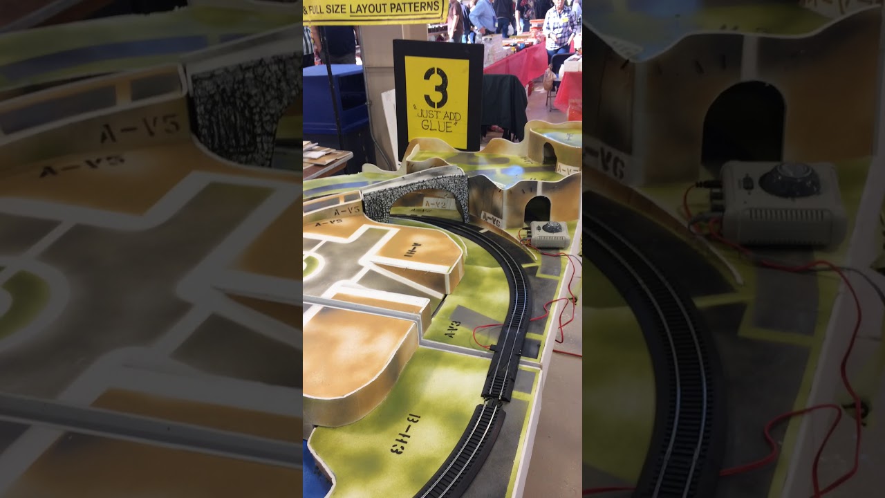 RR in a Box display - Richmond, VA train show Jan 2018