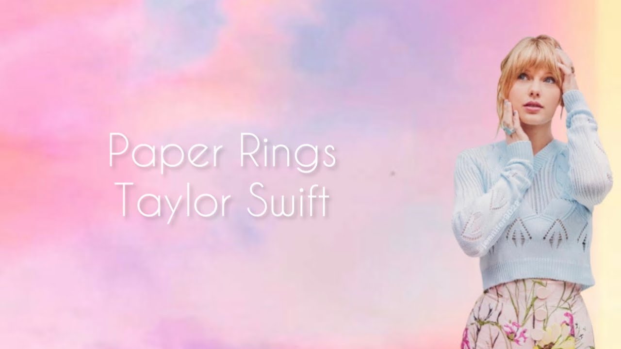 Elegant Paper Rings by Taylor Swift