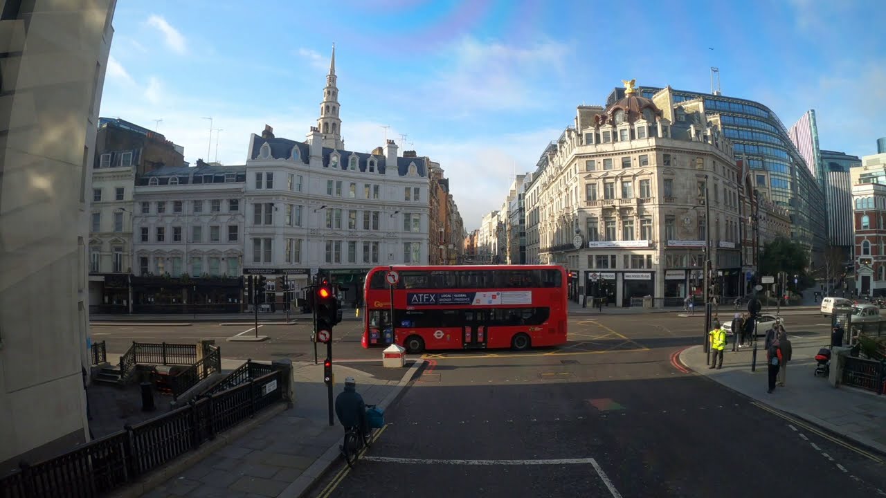 London Bus Ride 🇬🇧 - Bus Route 26 to Waterloo - 4K Tour