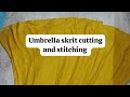 Umbrella skrit cutting and stitching #world of creation