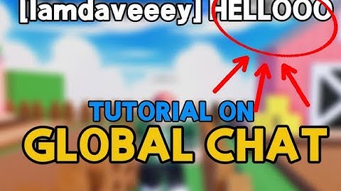 How To Make Global Chat In Roblox Studio