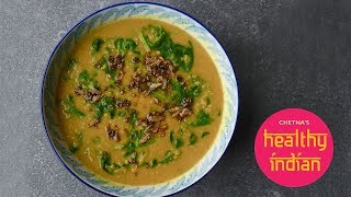Best Lentils and spinach | Palak Daal recipe - Chetna's Healthy Indian