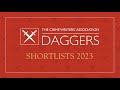 2023 cwa daggers  shortlists announcement
