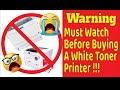 New White Toner Printer Video