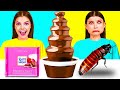 Chocolade Fontein Fondue Uitdaging | Grappige Voedsel Situaties DaZaZa Challenge