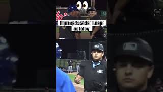 Umpire Ejects Catcher, Manager, and Bat Boy