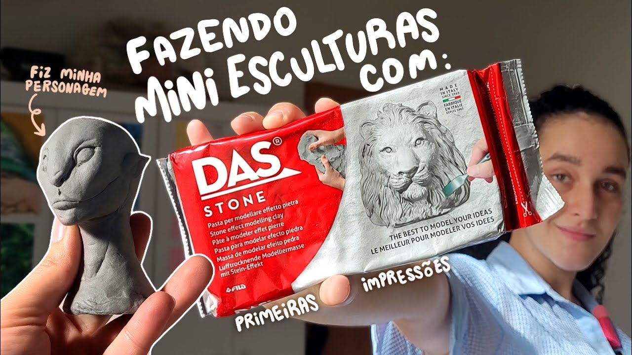 Usando DAS Stone pela primeira vez🗿✨┊Opiniões e comentários de uma iniciante em cerâmica fria