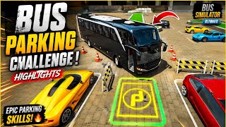 BUS PARKING MASTER 😱🔥 | Luxury Bus Parking Challenge | Bus Simulator Game Highlights screenshot 5