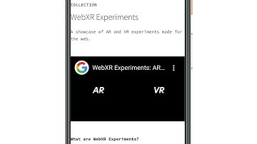 WebXR | Google Chrome