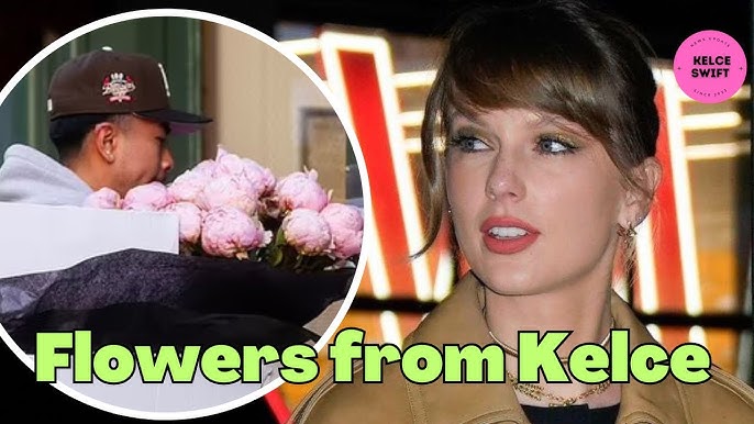 OMG! Travis Kelce GIVES Taylor Swift stunning display of pink peonies FLOWERS for her BIRHDAY - YouTube