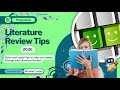 Literature Review Tips