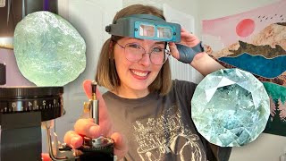 Let s cut a Montana sapphire