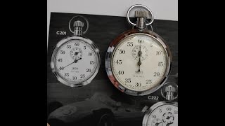C1965 Smiths 'Made in England' 1/5th second vintage stopwatch.  Model C201