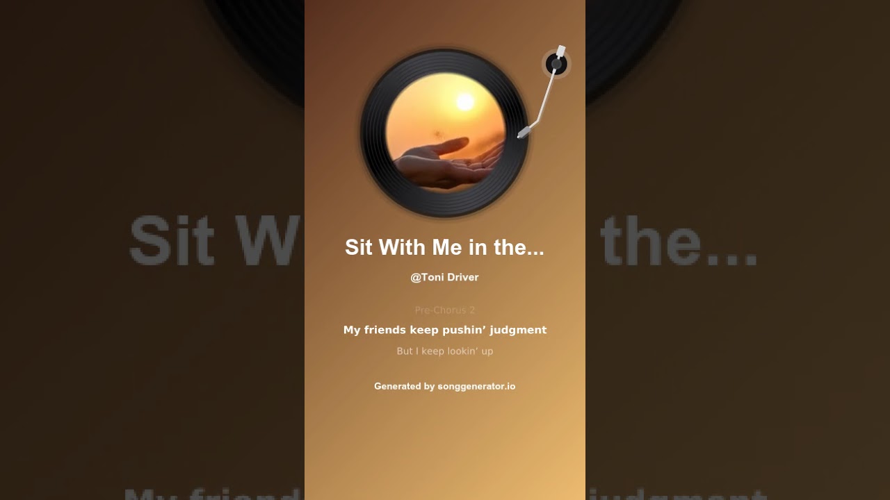 Sit With Me in the Dust