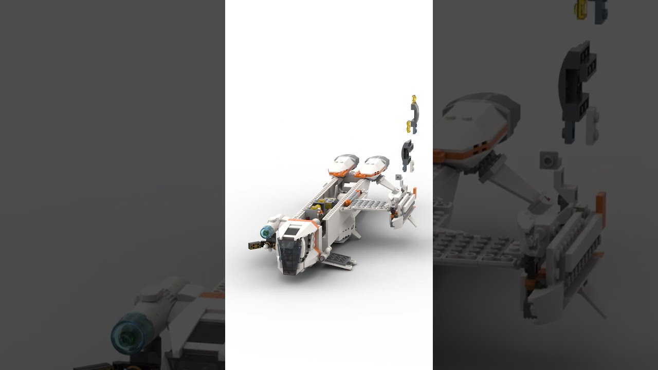 Scout Ship Lego speedbuild MOC by vinsont21