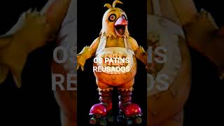Os patins da Party Time Chica = reusados por Scrap Baby #fnaf #fnafsecretofthemimic #fnafsl