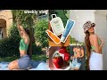 VLOG//lake day, working out, skincare