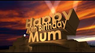 Happy 70th Birthday Mum Wealth