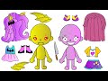 Toca life MLP Halloween- Pinkamena Flutterbat  Mommy Long Legs and others