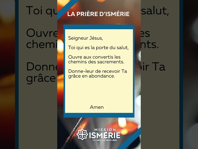 La prière d'Ismérie
