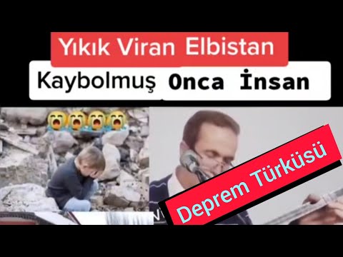 Deprem Türküsü 2023 Maraş Depremi sark Depreme Ağıt  Söz-müzik: Doğan DOĞAN Hatay Depremi