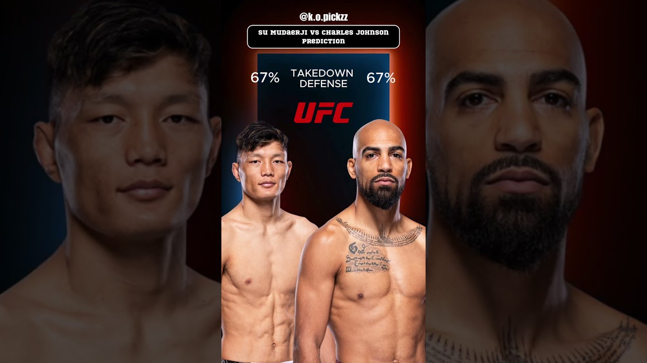 UFC Vegas 99 - Su Mudaerji vs. Charles Johnson | UFC Predictions | Fight Breakdown  
