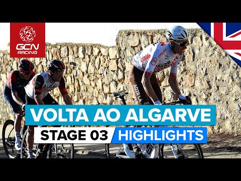 Chaotic Finale As Sprinters Battle Again! | Volta Ao Algarve 2022 Stage 3 Highlights