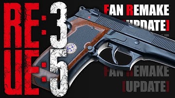 RE3 Samurai Edge remade in Blender! (RE3 in UE5 Project)