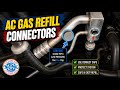 MG HS 2022 Petrol 1490cc Air Conditioning Gas Refill Connector Locations 