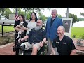 A Shreveport veteran receives all-terrain wheelchair