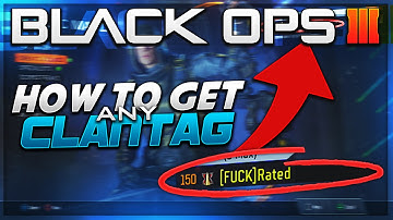 Black Ops 3 *NEW* "Clantag Glitch" USE ANY CLANTAG BO3! "Profanity Glitch" (BO3 Tips/Tricks)
