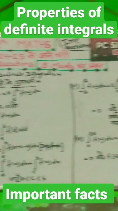class-12-maths-important-properties-of-definite-integrals-by-pc-sir