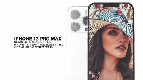 iPhone 13 Pro Max 3D Model Showcase & Download Link