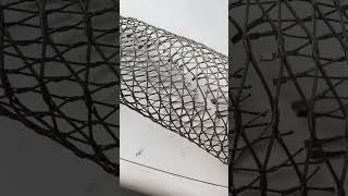 Stainless Steel Hand Woven Rope Mesh #wireropemesh #zoomesh #birdmesh