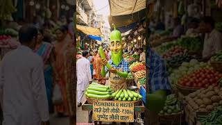Me Loki Hu Re | Funny AI Vegetable Video 🤣 | Desi Comedy Shorts