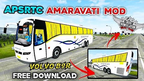 APSRTC AMARAVATI BUS MOD HOW TO DOWNLOAD FOR BUSSID IN TELUGU