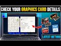 How to know which graphics card you have 2024find graphics card detailscheck graphics card