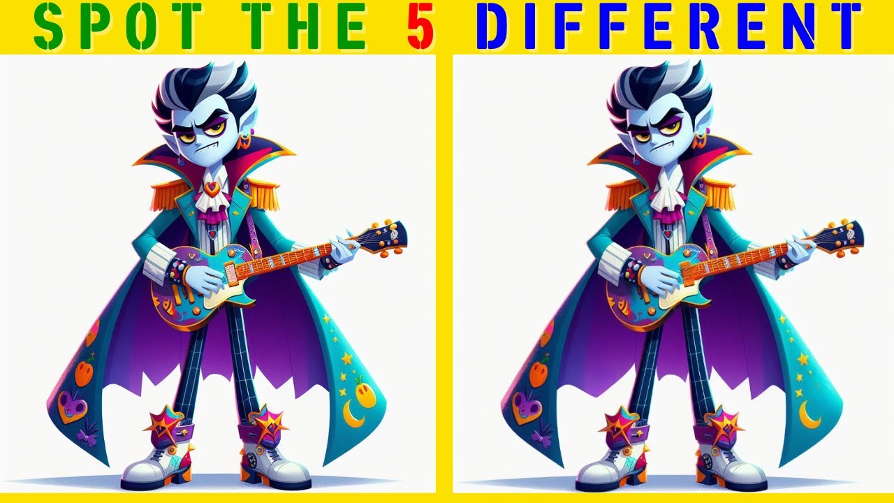 【Spot the Difference】 Discover 5 hidden differences and be amazed ...