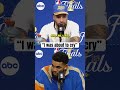 Jose Alvarado was emotional after the historic comeback