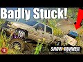 SnowRunner: LBZ Duramax SEMA TRUCK Tries to Rescue BADLY STUCK KODIAK!